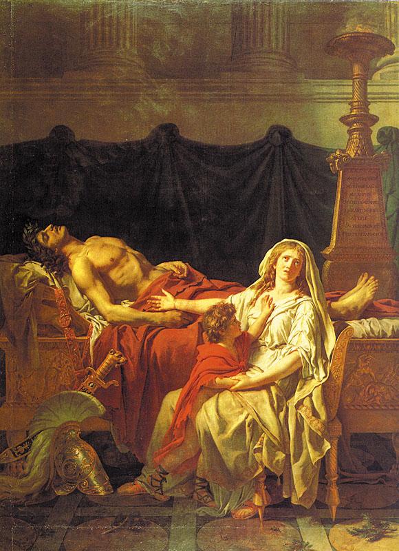 Jacques-Louis David Andromache Mourning Hector Germany oil painting art